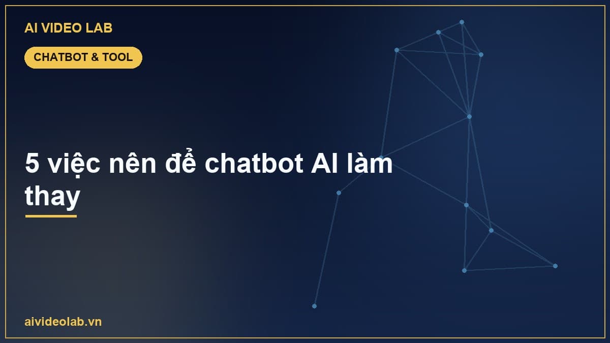 5 việc chủ shop nên để chatbot AI làm thay ngay hôm nay