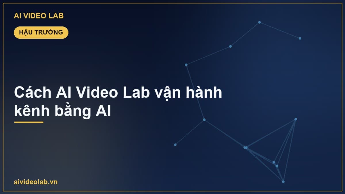 Hậu trường: cách AI Video Lab dùng AI vận hành kênh nội dung